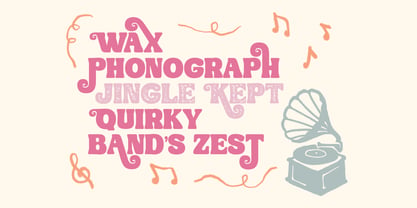 Vintage Daylight Font Poster 2