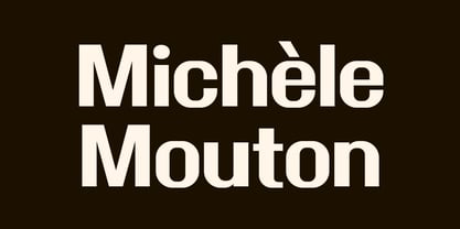 Miu Display Font Poster 3