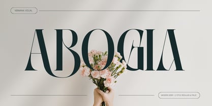 Abogia Font Poster 1