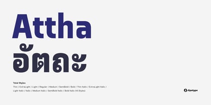 Attha Font Poster 1