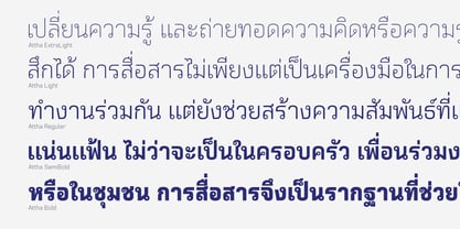 Attha Font Poster 3