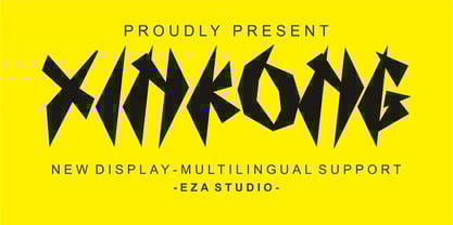 Xinkong Font Poster 1