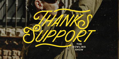 The Rowling Show Font Poster 9