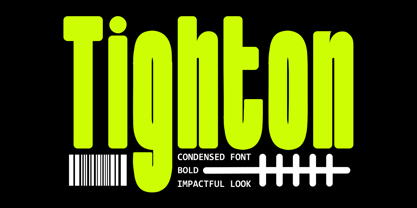 Tighton Font Poster 1