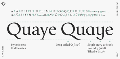 APN Chora Font Poster 13