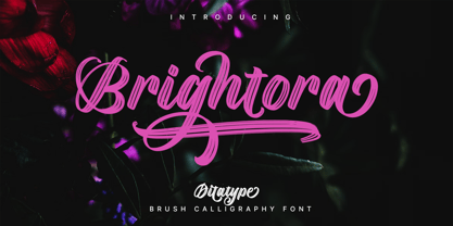 Brightora Font Poster 1