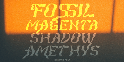 Gaberto Font Poster 2