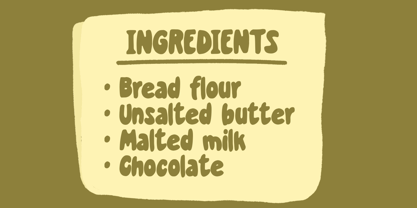 Avocado Croissant Font Poster 5