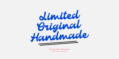 Palm De Chunky Font Poster 8