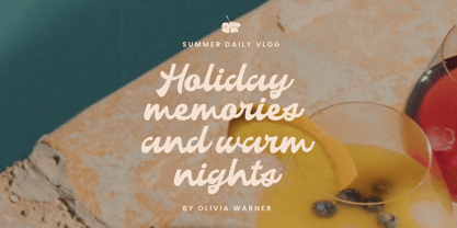 Palm De Chunky Font Poster 12