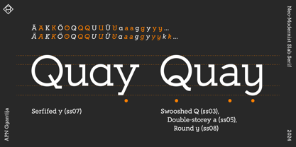 APN Ggantija Font Poster 14