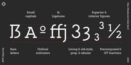 APN Ggantija Font Poster 15