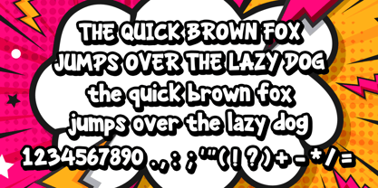 Bingo Action Comic Font Poster 4