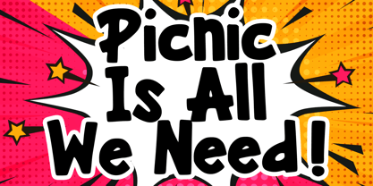 Bingo Action Comic Font Poster 3