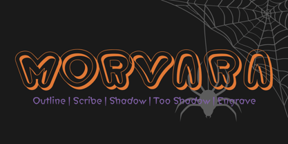Morvara Font Poster 1