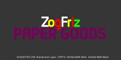 Settled Font Poster 15