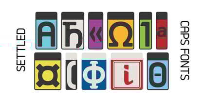 Settled Font Poster 7