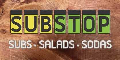 Settled Font Poster 10