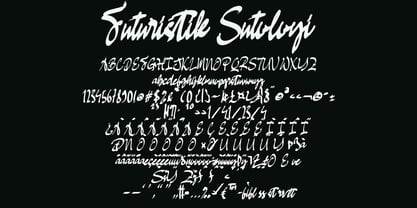 Futuristik Sutoloy Font Poster 3