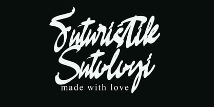 Futuristik Sutoloy Font Poster 1