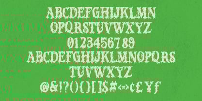 Dripfang Font Poster 7