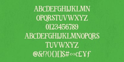 Dripfang Font Poster 8