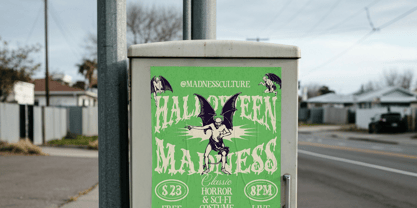 Dripfang Font Poster 5