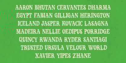 Dripfang Font Poster 9