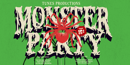 Dripfang Font Poster 3