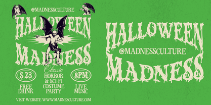 Dripfang Font Poster 4