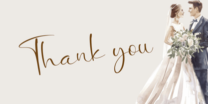 Wedding Bliss Font Poster 12