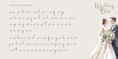 Wedding Bliss Font Poster 10