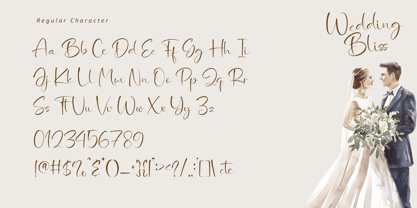 Wedding Bliss Font Poster 9