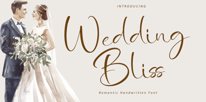 Wedding Bliss Font Poster 1