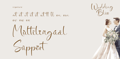 Wedding Bliss Font Poster 11