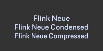 Flink Neue Font Poster 13