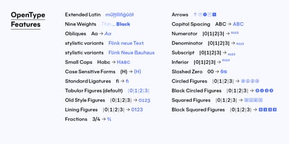 Flink Neue Font Poster 11
