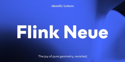 Flink Neue Font Poster 1