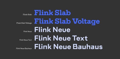 Flink Neue Font Poster 14