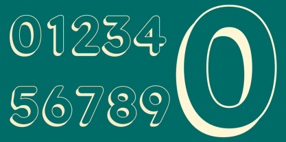 Nevaeh Shadow Font Poster 4