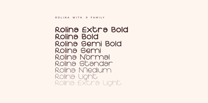 Rolina Semi Bold Font Poster 4