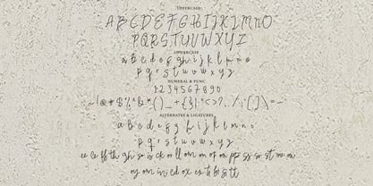 Athenia Signature Font Poster 10