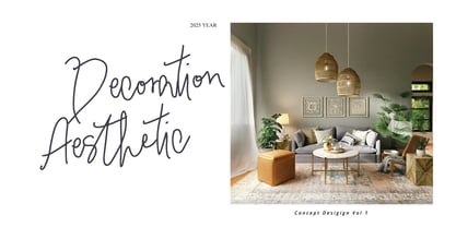 Athenia Signature Font Poster 7