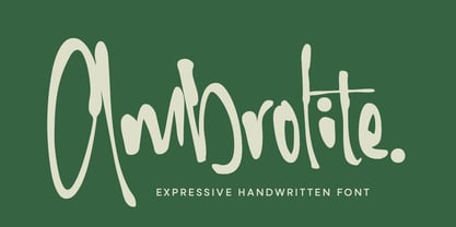 Ambrolite Font Poster 1