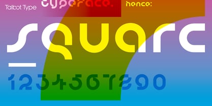 Squarc Font Poster 4