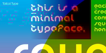 Squarc Font Poster 2