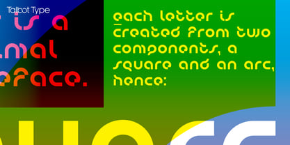 Squarc Font Poster 3