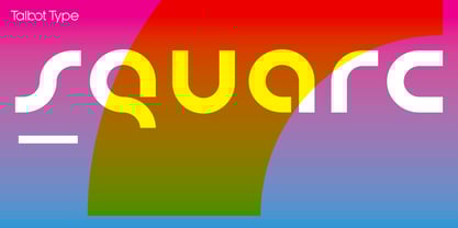 Squarc Font Poster 7