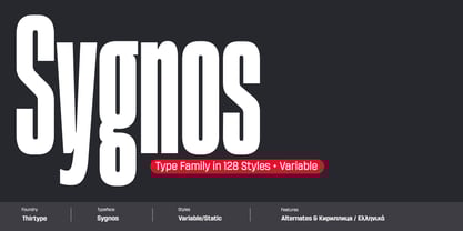 Sygnos Font Poster 1