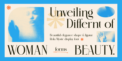 Riola Mystic Font Poster 4